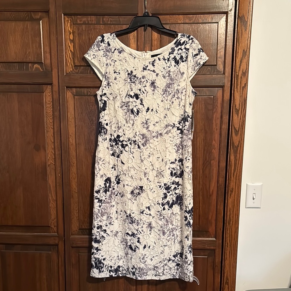 Floral Print Cap Sleeve Dress NWT